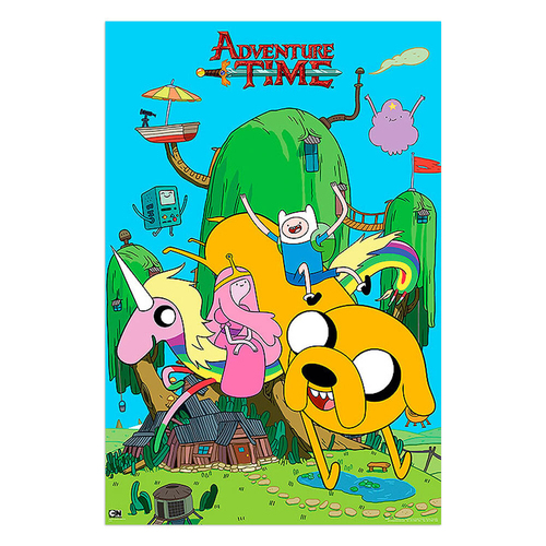 Impact Merch Cartoon Network Adventure Time House Poster Regular 92x61cm