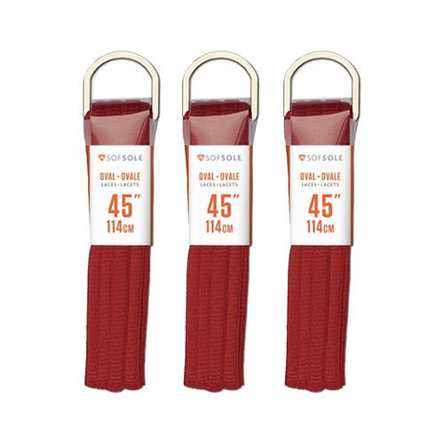 3PK SofSole Athletic Oval Sport Shoe 45" Laces - Royal