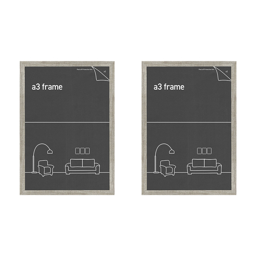 2PK Frames & Hangers Wall Hanging Sleek A3 Frame Ash Wood 