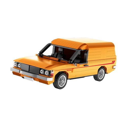 1037pc Holden HZ Sandman 1974 Car Model Building Toy Set 6y+ Orange