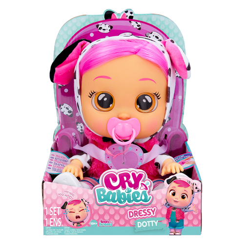 Cry Babies 30cm Dressy Dotty Kids//Children Play Doll Toy 18m+