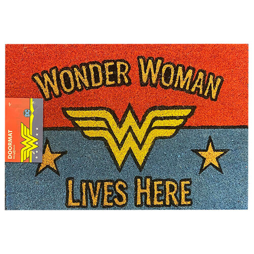 DC Comics Wonder Woman Lives Here Door Mat 60 x 40cm
