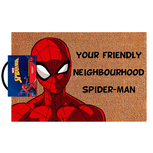 Marvel Comics Friendly Neighbourhood Spider-Man Themed Front Doormat