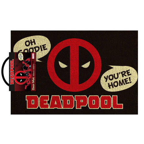 Marvel MCU Deadpool Oh Goodie Doormat 40x60cm Home Frontdoor Mat