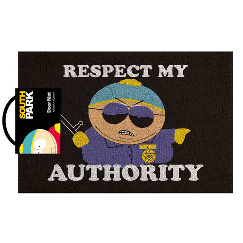 South Park Respect My Authority Doormat 40x60cm Home Frontdoor Mat