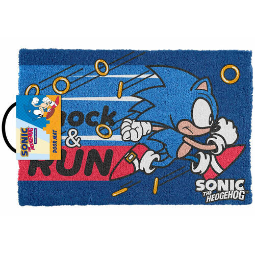 Sonic The Hedgehog Knock and Run Collectors Doormat 61 x 40cm
