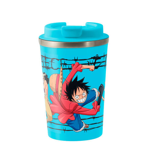 One Piece Group Insulated Metal Travel Drinking Mug 350mL Blue