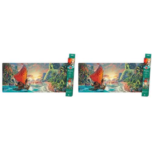 2PK Disney Thomas Kinkade Moana Gaming Keyboard and Mouse Mat XXL