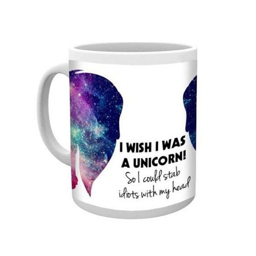 Unicorn I Wish I Was Cosmic Mug