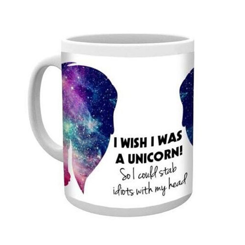 Unicorn I Wish I Was Cosmic Mug