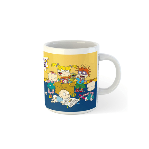 Rugrats Kids Cartoon Group Print Themed Coffee Mug Drinking Cup 300ml