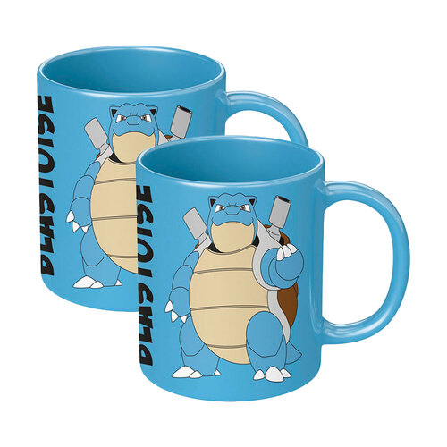 2PK Pokemon Blastoise Blue Coloured Ceramic Printed Mug
