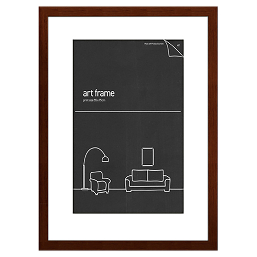 Frames & Hangers Wall Hanging Sleek 55x75cm Frame Rustic Oak with single mat