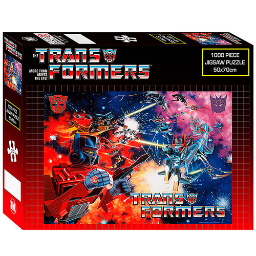 1000pc Transformers Space Battle Puzzles Optimus Prime 50x70cm 3y+