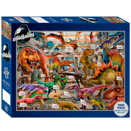 1000pc Educational PD Moreno Multiple Dinosaur Jigsaw Puzzle 50x70cm 3y+