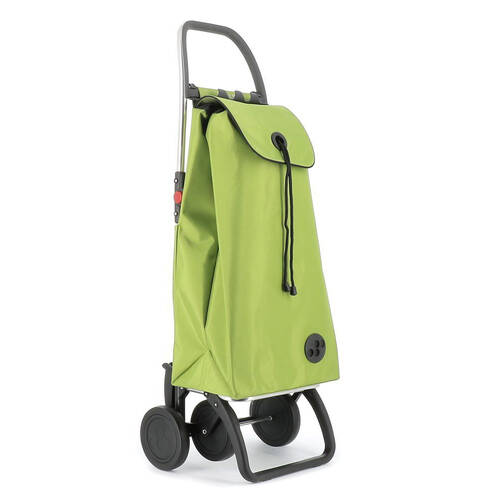 Rolser I-Max Mf 4-Wheel Tour Folding Shopping Trolley 43L - Lime