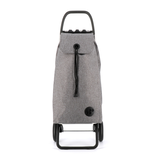 Rolser 43L 2 Wheel Foldable Folding Shopping Cart Trolley 104x41cmGrey