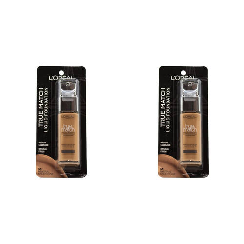 2PK Loreal 30ml Foundation True Match Medium Coverage #5N Carded