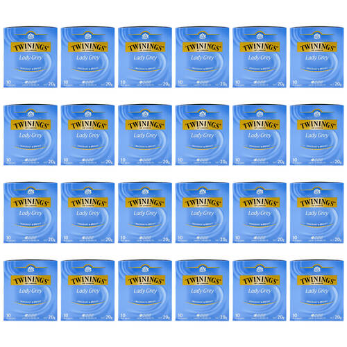 240pc Twinings 20g Lady Grey Tea Bags Hot Drink Light Strength