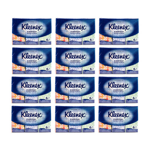 72pc Kleenex 9 Tissues Travel Napkin 4Ply Pocket Pack