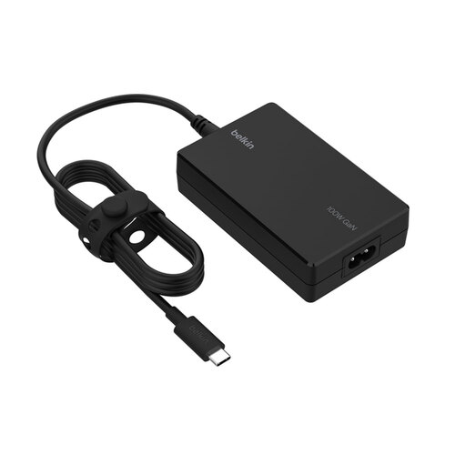 Belkin Connect USB-C Core GaN Power Adapter Charger 100W - Black