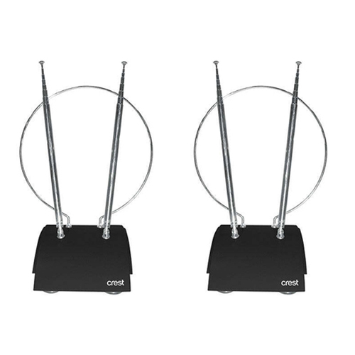2PK Crest 10km Range VHF/UHF Reception Basic Indoor Antenna