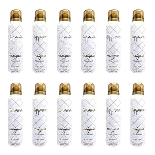 12PK Insignia Women's Body Spray J'Apprecie 150ml Daily Fragrance Mist