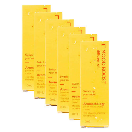 6PK Aromachology 10ml Diffuser Oil Mood Boost Home Room Aromatherapy Fragrance
