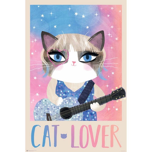 Taylor Swhiskers Cat Lover Swift Inspired Poster 61 x 91.5cm