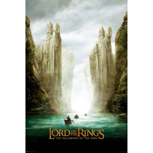Lord Of The Rings Argonath Regular Wall Poster/Print 61 x 91.5cm