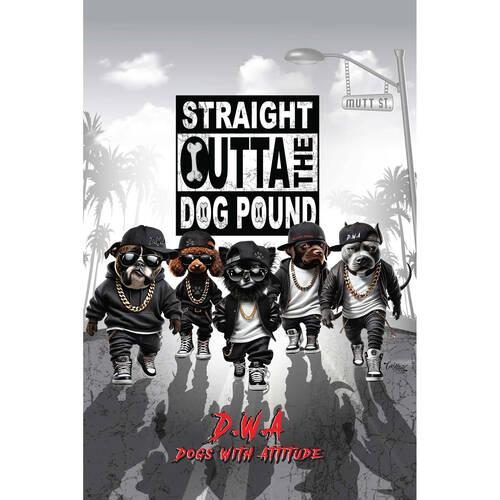 Animal Club D.S. Valori Dog Pound Regular Wall Poster/Print 61 x 91.5cm