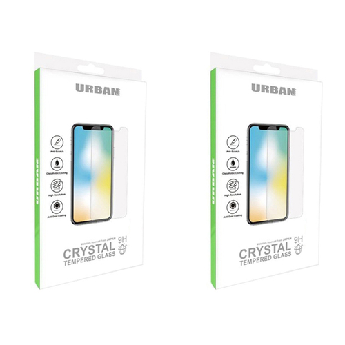 2PK Urban Crystal Glass Screen Protector For Apple iPhone 16 Plus - Clear