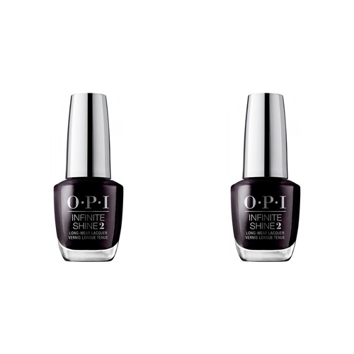 2PK OPI Infinite Shine Long Wear Lacquer Nail Polish Lincoln Park After Dark 15ml