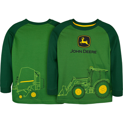 John Deere Hay Baler Themed T-Shirt/Tee Child Size 6