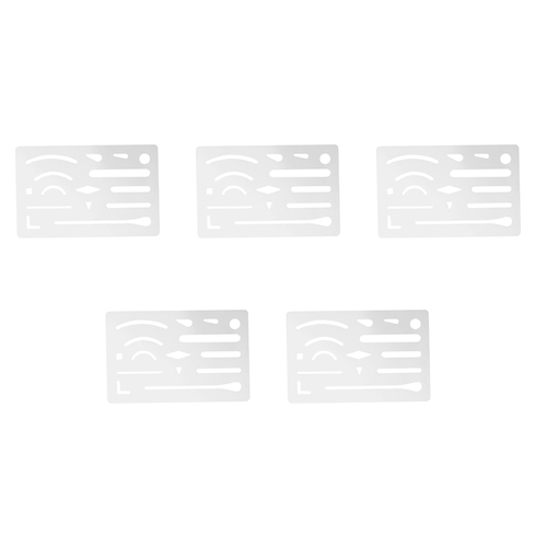 5PK Kent Erasing Shield Home/School stationery Drawing/Design