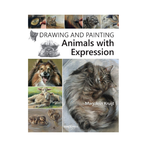 Search Press Drawing And Painting Animals With Expression Paperback Book 144-pages