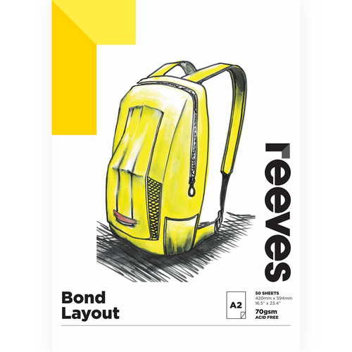 Reeves 50 Sheets A2 Premium High Quality Craft Paper