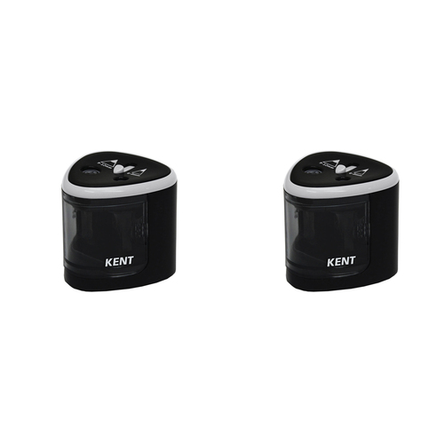 2PK Kent Battery Dual Hole Sharpener Home/School Drawing/Design
