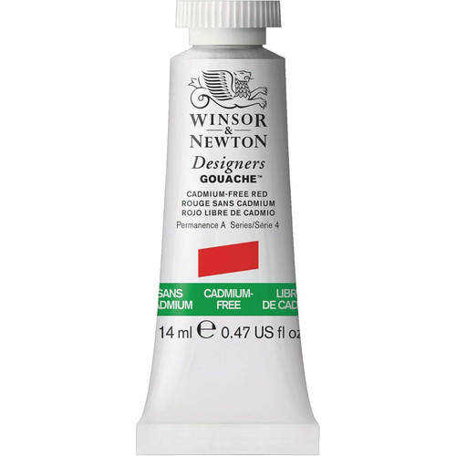 Winsor & Newton 14ml Designers' Gouache Cadmium Free Red S4