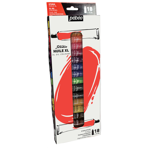 18pc Pebeo Xl Fine Oil Set 12ml Creative Art Painting