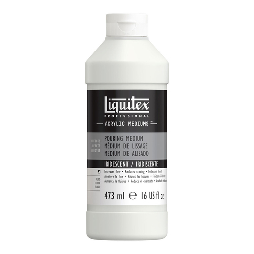 Liquitex Pouring Medium Iridescent 473ml Home Arts And Crafts Painting