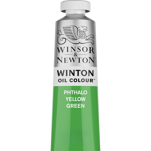 Winsor & Newton 200ml Winton Oil Colour Paint Tube Phthalo Yellow Green