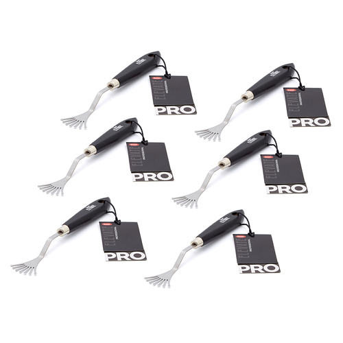 6PK Jasart Elevate Effects Metal Palette Knife Fan Large - Black