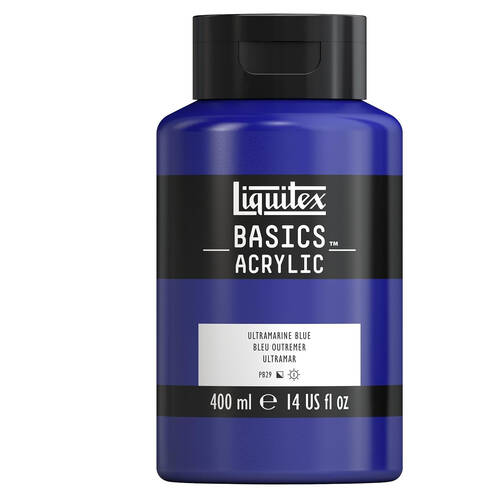 Liquitex Basics Acrylic 400ml Ultramarine Blue Home Arts Crafts Painting