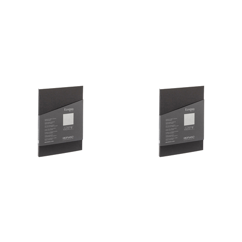 2PK Fabriano Ecoqua Plus Antracite Dots Glued A4 Notebook Home School