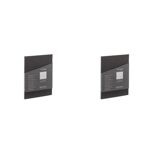 2PK Fabriano Ecoqua Plus Nero Dots Glued A4 Notebook Home School
