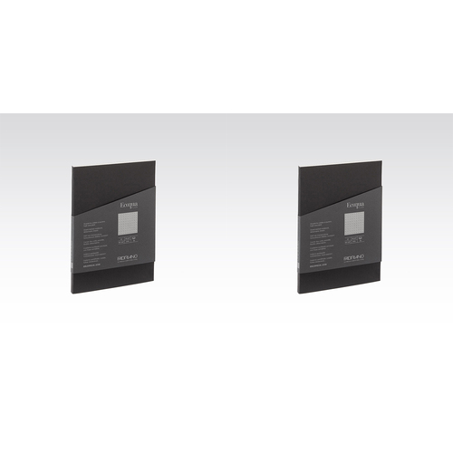 2PK Fabriano Ecoqua Plus Vino Lines Glued A4 Notebook Home School