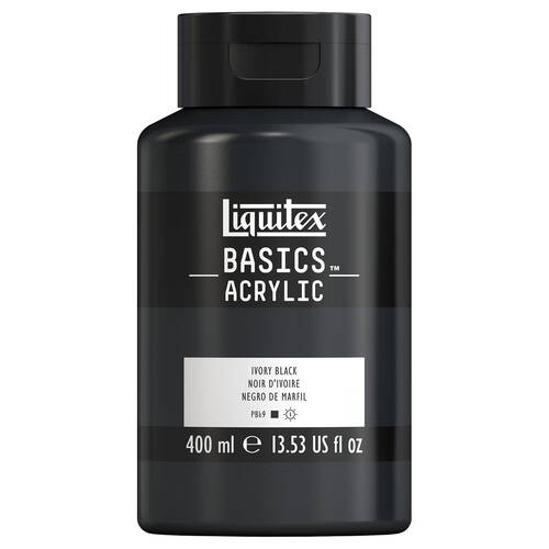 Liquitex Basics Acrylic 400ml Ivory Blk Home Arts And Crafts Painting