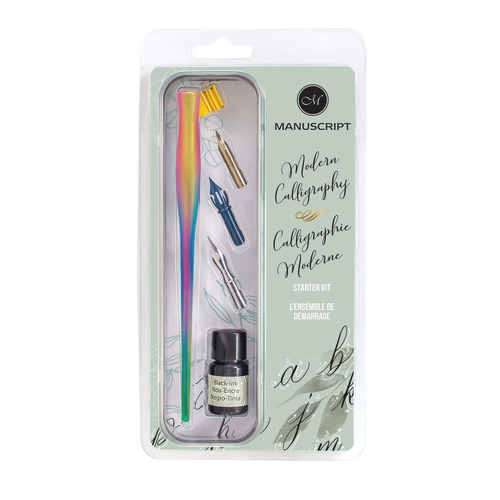 Manuscript Modern Calligraphy Oblique Rainbow Set