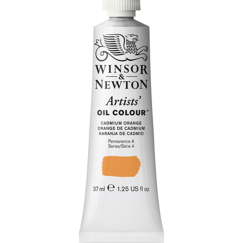 Winsor & Newton Artists Oil Colour 37ml Paint Tube Cadmium Orange Series 4
